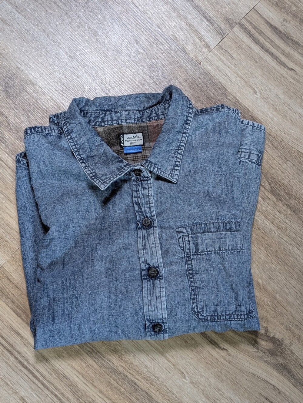 Kavu True Outdoor Wear Elbow Patch Long-Sleeve Button-Down Shirt